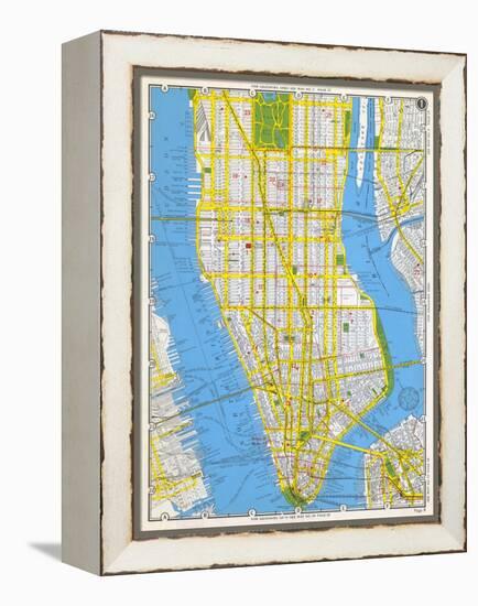 1949, Manhattan, New York, United States-null-Framed Premier Image Canvas