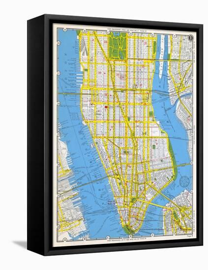 1949, Manhattan, New York, United States-null-Framed Premier Image Canvas