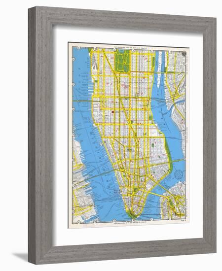 1949, Manhattan, New York, United States-null-Framed Giclee Print