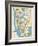 1949, New York Subway Map, New York, United States-null-Framed Giclee Print