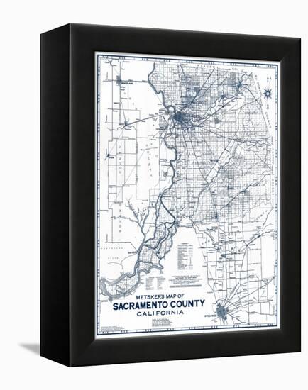 1950, Sacramento County 1950c, California, United States-null-Framed Premier Image Canvas