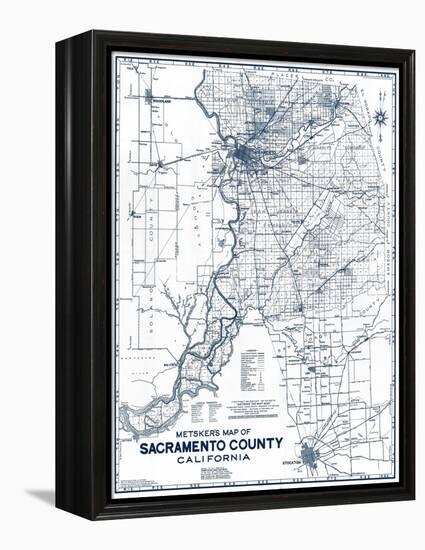 1950, Sacramento County 1950c, California, United States-null-Framed Premier Image Canvas