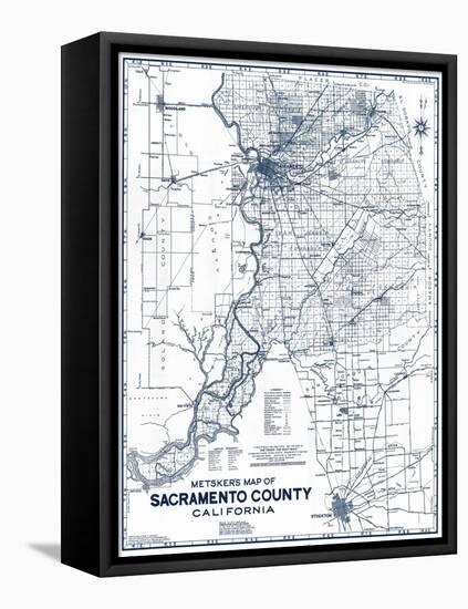 1950, Sacramento County 1950c, California, United States-null-Framed Premier Image Canvas