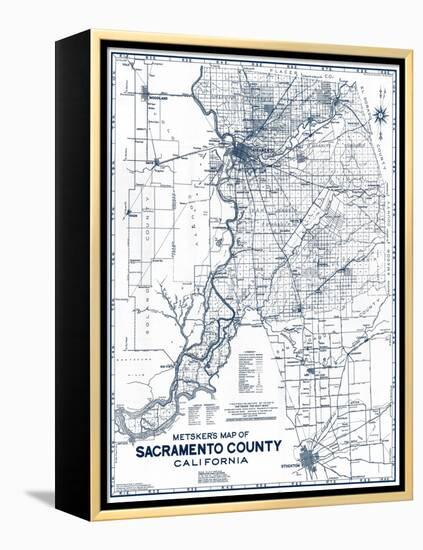 1950, Sacramento County 1950c, California, United States-null-Framed Premier Image Canvas