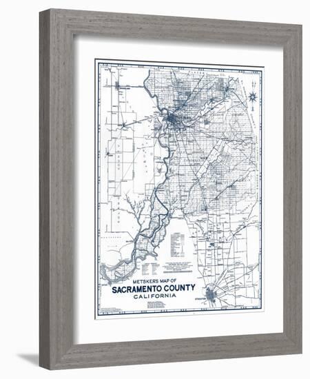 1950, Sacramento County 1950c, California, United States-null-Framed Giclee Print