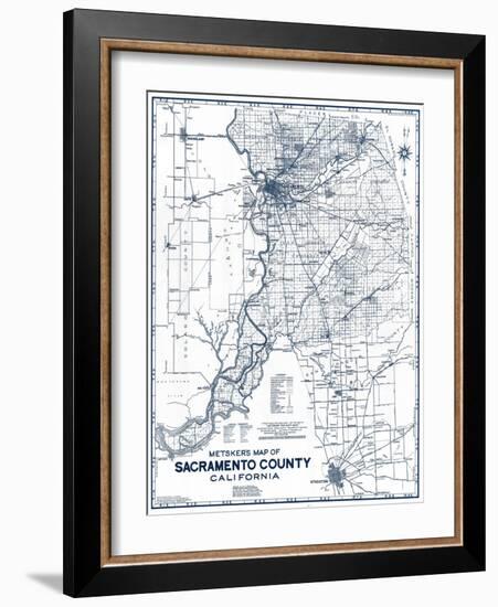 1950, Sacramento County 1950c, California, United States-null-Framed Giclee Print