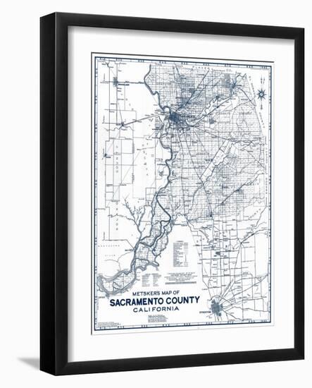 1950, Sacramento County 1950c, California, United States-null-Framed Giclee Print