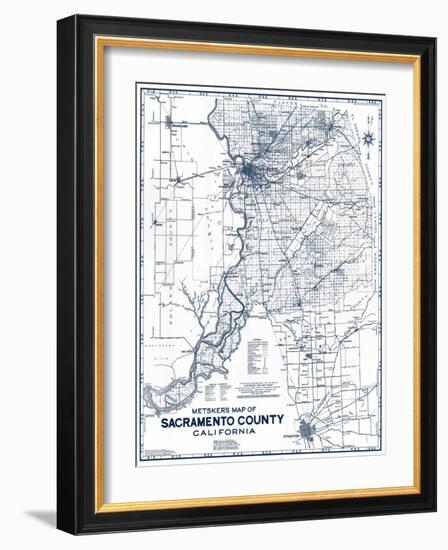 1950, Sacramento County 1950c, California, United States-null-Framed Giclee Print