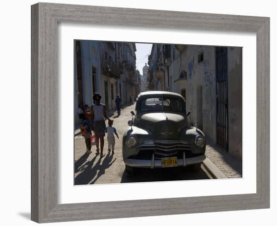 1950s American Car, Havana, Cuba-Peter Adams-Framed Photographic Print