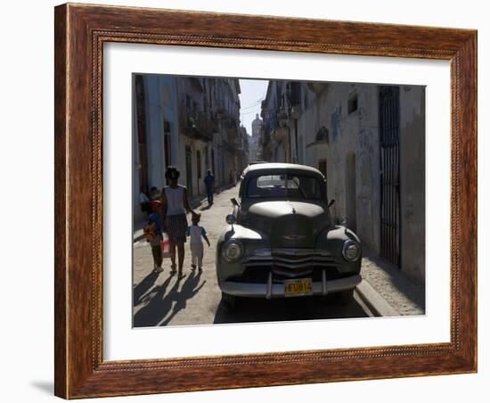 1950s American Car, Havana, Cuba-Peter Adams-Framed Photographic Print