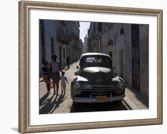 1950s American Car, Havana, Cuba-Peter Adams-Framed Photographic Print