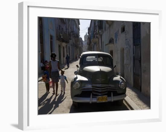 1950s American Car, Havana, Cuba-Peter Adams-Framed Photographic Print