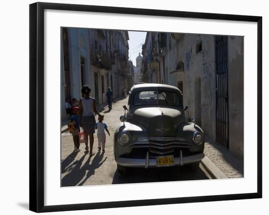 1950s American Car, Havana, Cuba-Peter Adams-Framed Photographic Print