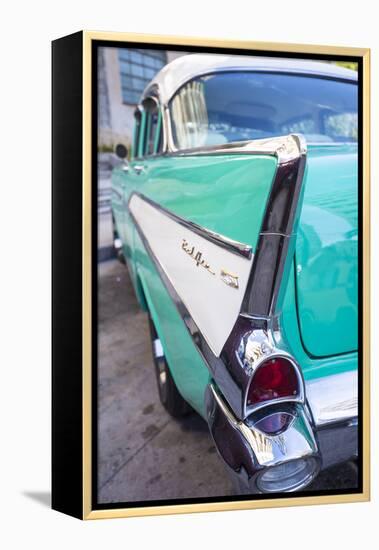 1950s Chevrolet Bel Air, Havana, Cuba-Jon Arnold-Framed Premier Image Canvas