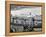 1950s Men and Women Walking Down Ramp Boarding Commercial Jet Airliner Idlewild Airport, New York-null-Framed Premier Image Canvas