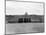 1950s Rome,, Italy Back View of Student Priests Lined Up by Wall Overlooking City with View-null-Mounted Photographic Print