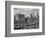 1950s Skyline of New York City Manhattan 57th Street Along Central Park Plaza Hotel-null-Framed Photographic Print