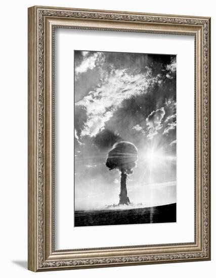 1950s Soviet Atom Bomb Test at Semipalatinsk-null-Framed Photographic Print