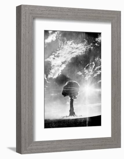 1950s Soviet Atom Bomb Test at Semipalatinsk-null-Framed Photographic Print