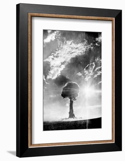 1950s Soviet Atom Bomb Test at Semipalatinsk-null-Framed Photographic Print