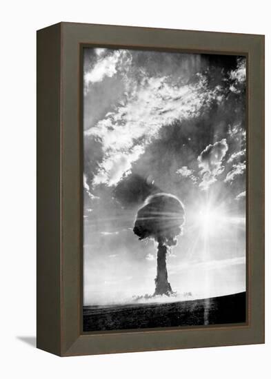 1950s Soviet Atom Bomb Test at Semipalatinsk-null-Framed Premier Image Canvas