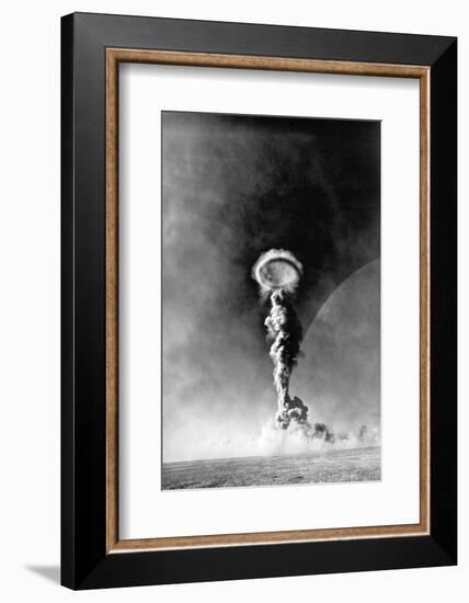 1950s Soviet Atom Bomb Test-null-Framed Photographic Print