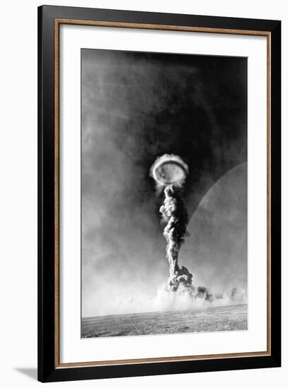 1950s Soviet Atom Bomb Test-null-Framed Photographic Print