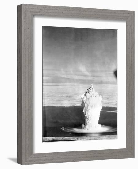 1950s Soviet Nuclear Torpedo Test at Novaya Zemlya-null-Framed Photographic Print