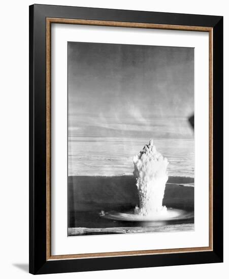 1950s Soviet Nuclear Torpedo Test at Novaya Zemlya-null-Framed Photographic Print