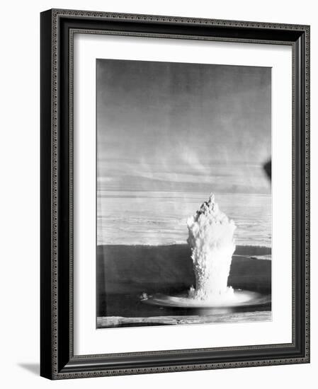 1950s Soviet Nuclear Torpedo Test at Novaya Zemlya-null-Framed Photographic Print