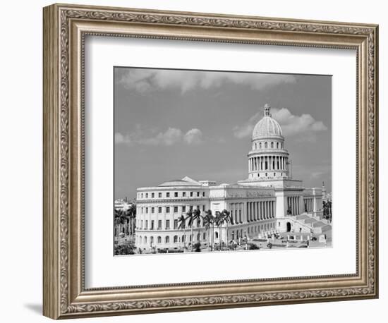 1950s the Capitol Building Havana Cuba-null-Framed Photographic Print