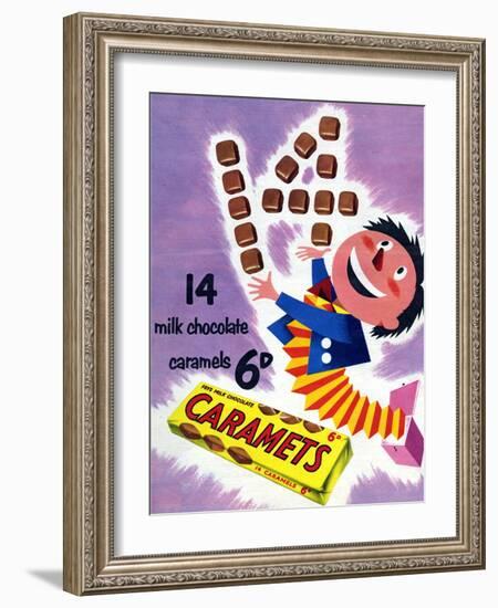 1950s UK Fry's Magazine Advertisement-null-Framed Giclee Print