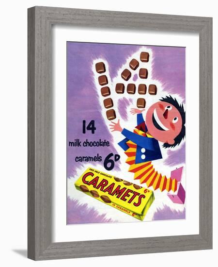 1950s UK Fry's Magazine Advertisement-null-Framed Giclee Print