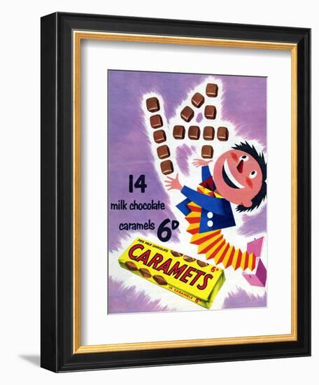 1950s UK Fry's Magazine Advertisement-null-Framed Giclee Print