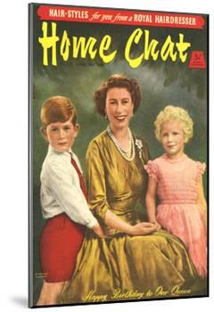 1950s UK Home Chat Magazine Cover-null-Mounted Giclee Print