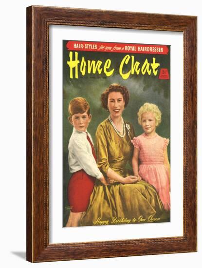 1950s UK Home Chat Magazine Cover-null-Framed Giclee Print