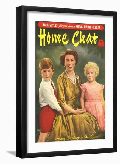 1950s UK Home Chat Magazine Cover-null-Framed Giclee Print