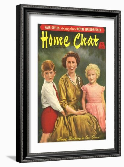 1950s UK Home Chat Magazine Cover-null-Framed Giclee Print