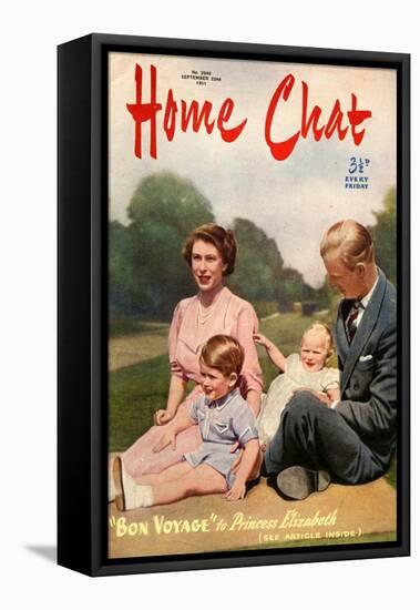 1950s UK Home Chat Magazine Cover-null-Framed Premier Image Canvas