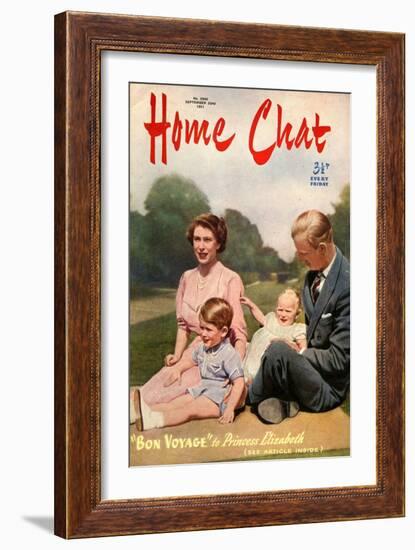 1950s UK Home Chat Magazine Cover-null-Framed Giclee Print