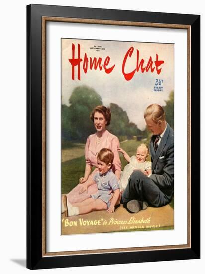 1950s UK Home Chat Magazine Cover-null-Framed Giclee Print