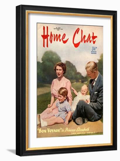 1950s UK Home Chat Magazine Cover-null-Framed Giclee Print