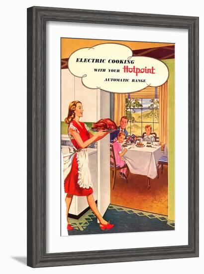 1950s UK Hotpoint Magazine Advertisement-null-Framed Giclee Print