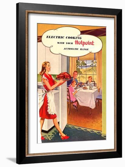 1950s UK Hotpoint Magazine Advertisement-null-Framed Giclee Print