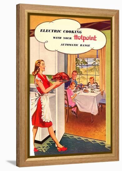 1950s UK Hotpoint Magazine Advertisement-null-Framed Premier Image Canvas