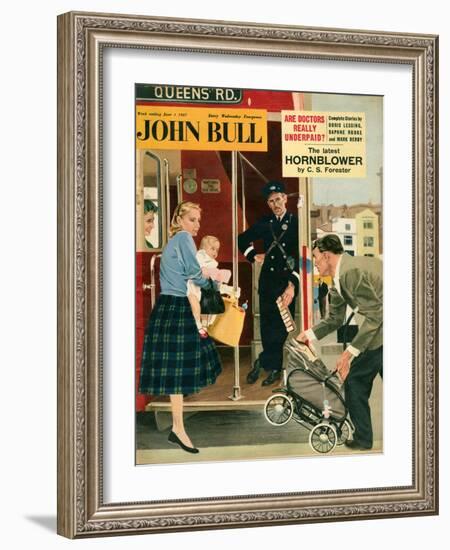 1950s UK John Bull Magazine Cover-null-Framed Giclee Print