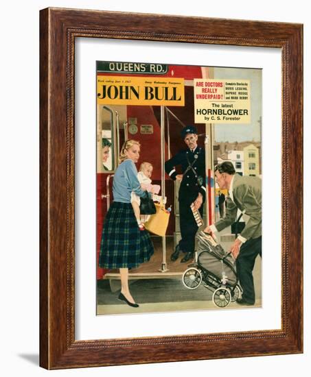 1950s UK John Bull Magazine Cover-null-Framed Giclee Print