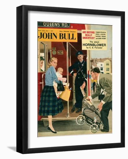 1950s UK John Bull Magazine Cover-null-Framed Giclee Print