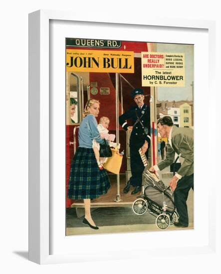 1950s UK John Bull Magazine Cover-null-Framed Giclee Print