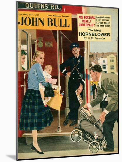 1950s UK John Bull Magazine Cover-null-Mounted Giclee Print